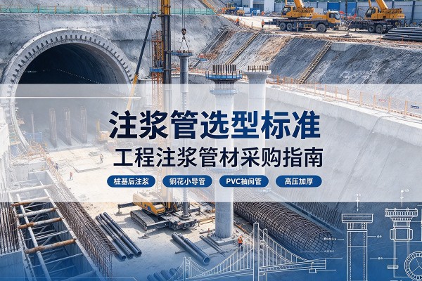 清涧注浆管选型标准