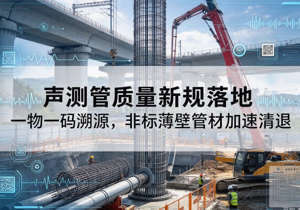 清涧声测管质量新规落地，一物一码溯源，非标薄壁管材加速清退